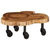vidaXL Coffee Table Solid Acacia Wood 60x55x25 cm