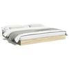 vidaXL Bed Frame without Mattress Sonoma Oak 180x200 cm Engineered Wood