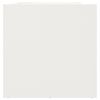 vidaXL Planter White 62x30x29 cm Steel