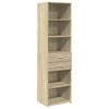 vidaXL Highboard Sonoma Oak 50x42,5x185 cm Engineered Wood
