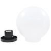 vidaXL LED Bowl Lamps 4 pcs Spherical 25 cm PMMA