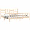 vidaXL Bed Frame without Mattress Super King Size Solid Wood Pine