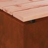 vidaXL Garden Bench Rusty 100 x 40 x 43 cm Weathering steel