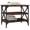 vidaXL Side Table Smoked Oak 55x38x45 cm Engineered Wood