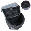 vidaXL Bicycle Bag Black and Grey 15.5 x 31.5 x 40 cm Polyester