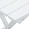 vidaXL Folding Garden Table 45.5x38.5x50 cm White