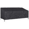 vidaXL Garden Bench Cover Black 220 x 100 x 89 cm 210D Oxford Fbric