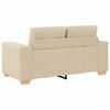vidaXL Sofa 2 pcs Cream Fabric
