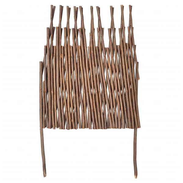 vidaXL Willow Trellis Fence 5 pcs 170x37 cm