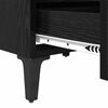 vidaXL Bedside Cabinet 2 pcs Black oak 40 x 35 x 50 cm Engineered wood
