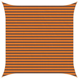 vidaXL Sun Shade Sail Orange and Brown 3.6 x 3.6 m