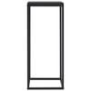 vidaXL Side Tables 2 pcs Black Steel