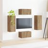 vidaXL TV Cabinet Set Wall-mounted 2 pcs Artisan Oak Engineered Wood