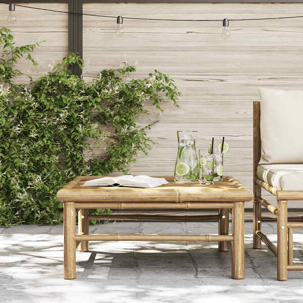 vidaXL Garden Table 65x65x30 cm Bamboo