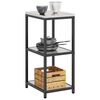 vidaXL Kitchen Storage with Shelf Silver 40 x 50 x 92 cm Steel