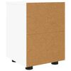 vidaXL Bedside Tables 2 pcs White 30.5 x 30 x 43 cm Engineered Wood