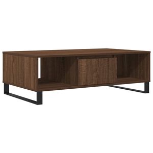 vidaXL Coffee Table Brown Oak 104x60x35 cm Engineered Wood