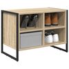 vidaXL Shoe Cabinet Sonoma 60 x 35 x 44 cm Engineered Wood