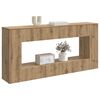 vidaXL Console Table Artisan Oak 155 x 29 x 74 cm Engineered Wood
