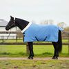 vidaXL Horse Blanket Full Aqua 165 cm Polar fleece