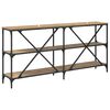 vidaXL Console Table Artisan Oak 160 x 30 x 75 cm Engineered Wood
