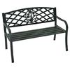 Lesli Living Garden Bench St. James 114x59.5x80 cm Metal Green