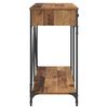 vidaXL Console Table Old Wood 100 x 39 x 78.5 cm Engineered Wood