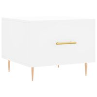 vidaXL Coffee Table White 50x50x40 cm Engineered Wood