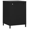 vidaXL Nightstands 2 pcs Black 35x35x51 cm Steel