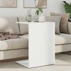 vidaXL Side Table White 45 x 40 x 62.5 cm Engineered Wood