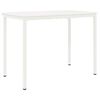 vidaXL Bar Table White 140 x 80 x 105 cm Solid Pine Wood