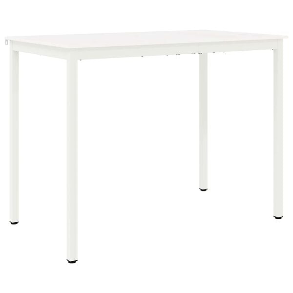 vidaXL Bar Table White 140 x 80 x 105 cm Solid Pine Wood