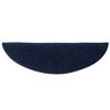 vidaXL Stair Mats Self-adhesive 20 pcs 56x17x3 cm Navy Half Round