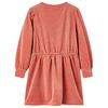 Kids' Dress with Long Sleeves Medium Pink 92