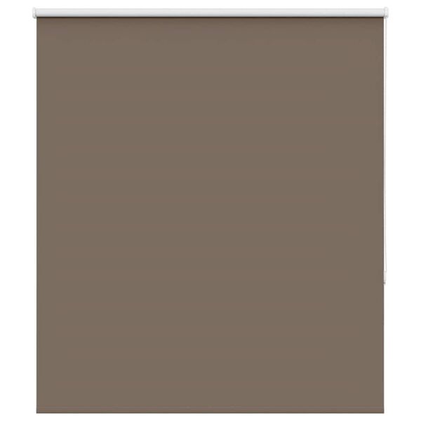 vidaXL Roller Blind Blackout Coffee 120x175 cm Fabric Width 116.6 cm Polyester
