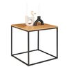 House Nordic Side Table Avery Oak and Black