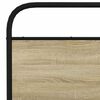 vidaXL Bed Frame Without Mattress 160x200 cm Sonoma Oak Engineered Wood