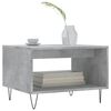 vidaXL Coffee Table Concrete Grey 60x50x40 cm Engineered Wood