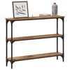 vidaXL Console Table Old wood 100 x 22.5 x 75 cm Engineered Wood