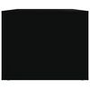 vidaXL Coffee Table Black 80x50x40 cm Engineered Wood