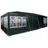 vidaXL Party Tent Green 800 x 400 x 266 cm Polyethylene