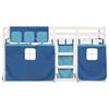 vidaXL Bunk Bed without Mattress Blue 80x200 cm Solid Wood Pine
