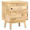 vidaXL Bedside Cabinet 40x30x50 cm Solid Mango Wood