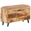 vidaXL Shoe Bench 80x30x45 cm Solid Wood Mango