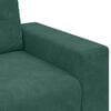 vidaXL Sofa Dark Green 160 x 77 x 82 cm Fabric