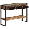 vidaXL Console Table 110x30x76 cm Solid Wood Reclaimed