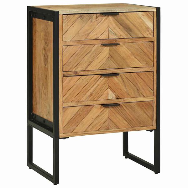 vidaXL Sideboard 50 x 35 x 75 cm Solid Acacia wood