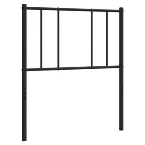 vidaXL Metal Replace Headboard Black 80 cm