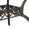 vidaXL 7 Piece Garden Dining Set Bronze Cast Aluminium