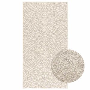 vidaXL Rug ZIZUR Cream 60x110 cm Jute Look Indoor and Outdoor